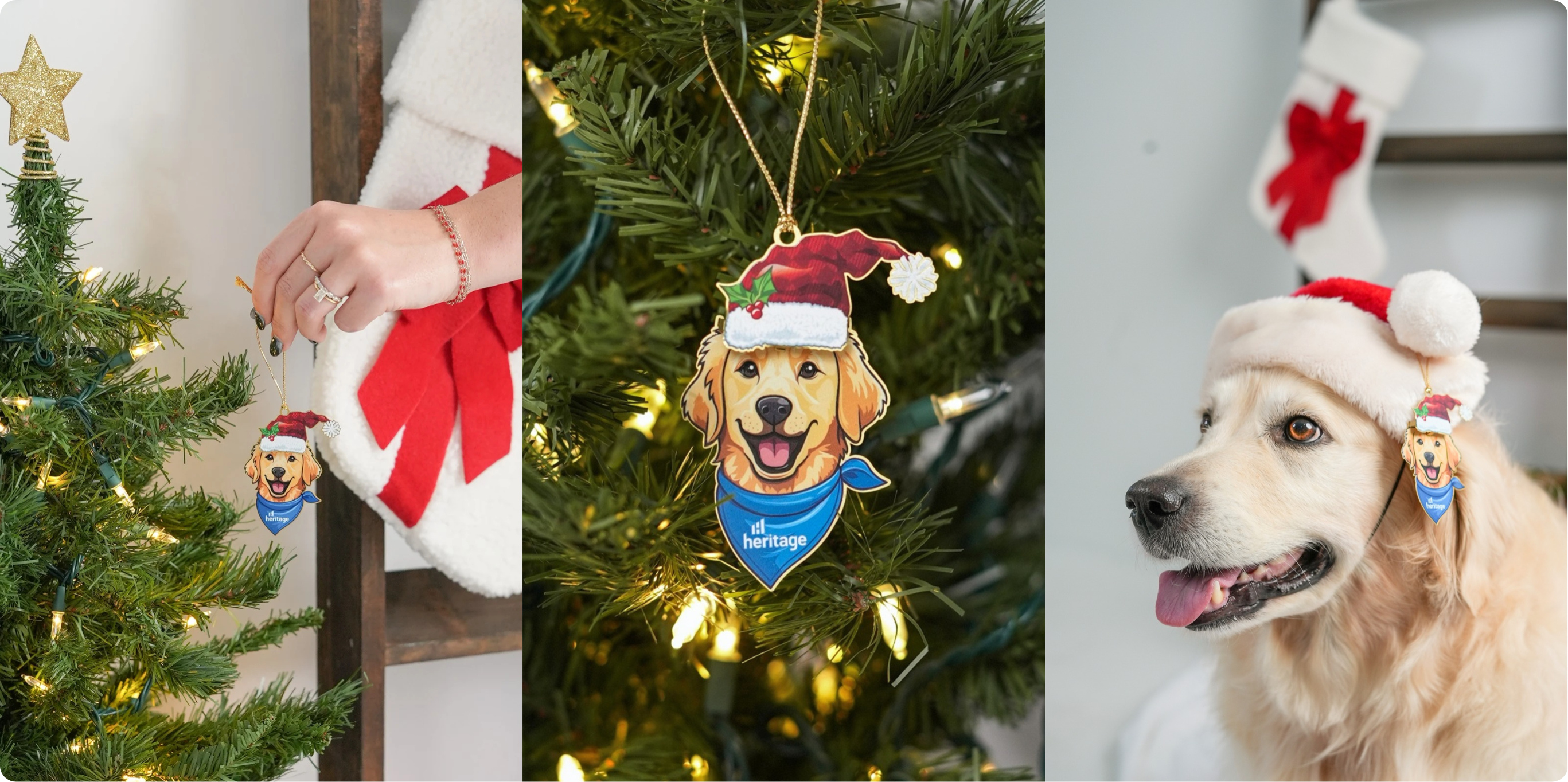 Christmas Ornament Collage