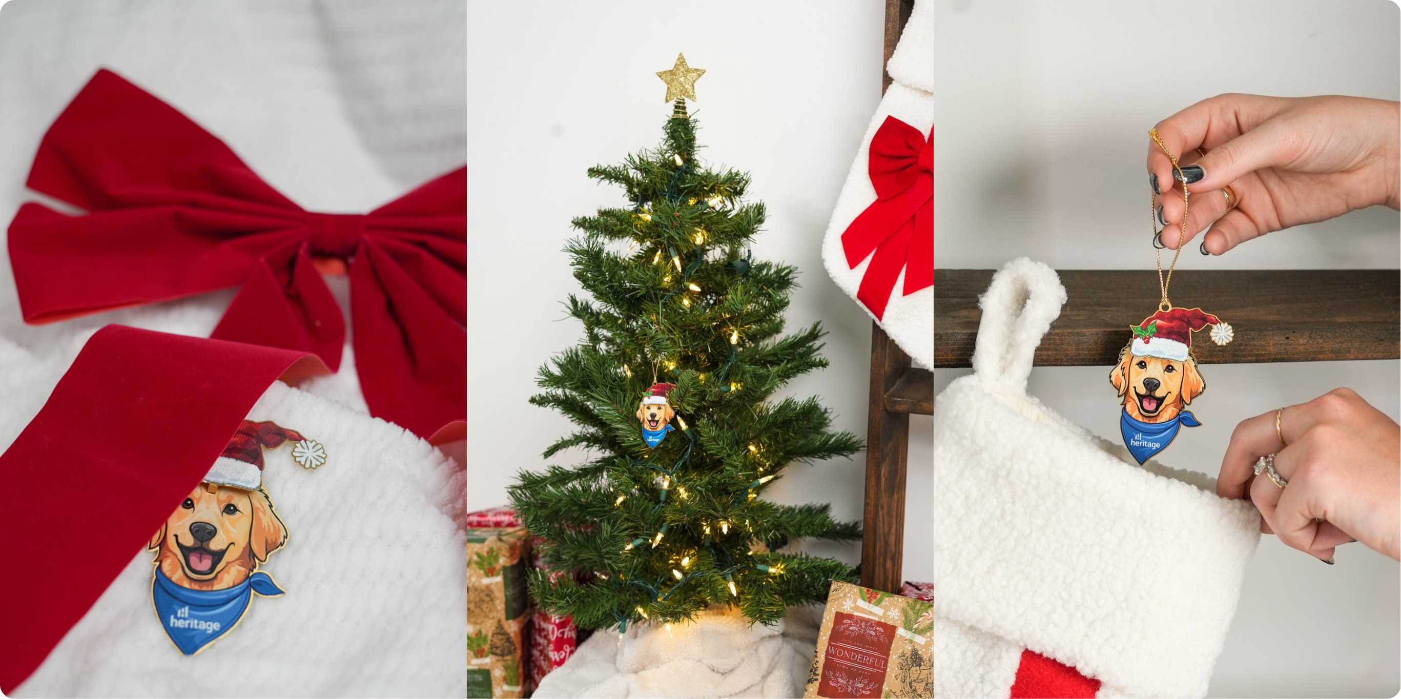 Christmas Ornament Collage