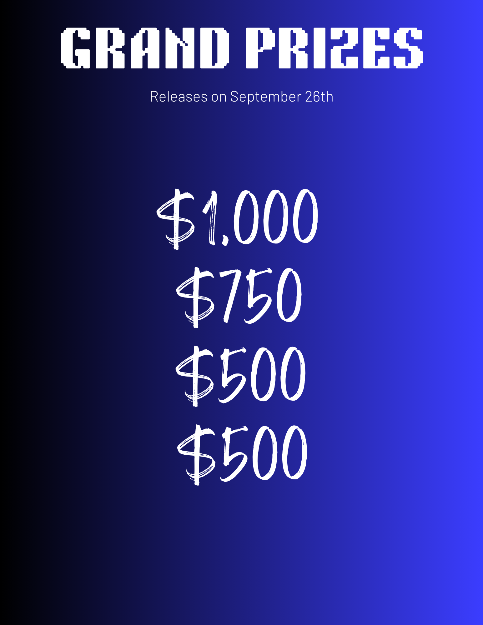 grand prizes