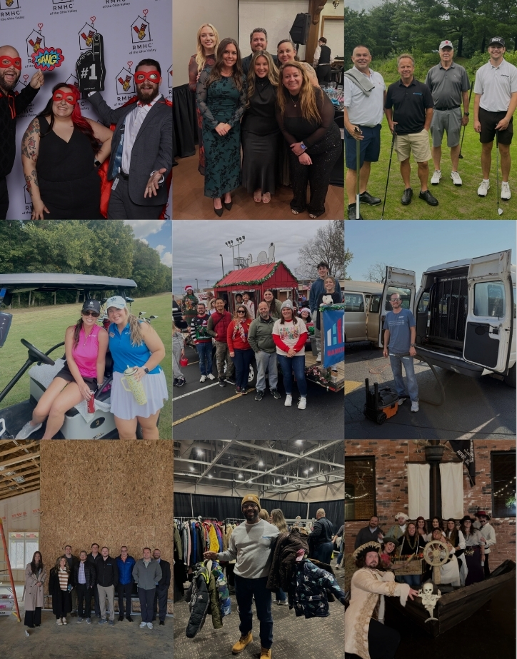 Heritage employees volunteering at non-profit events