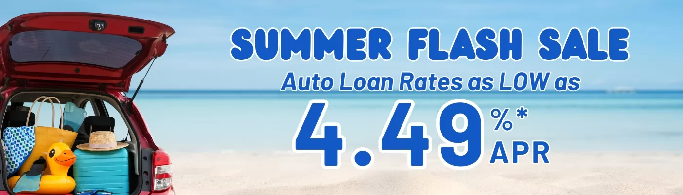 Summer Flash Sale Low Auto Loan Rates