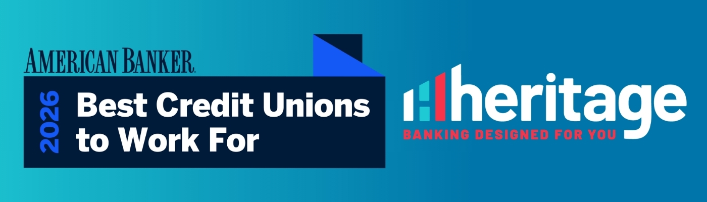 Heritage named a 2026 Best Credit Unions to Work For.